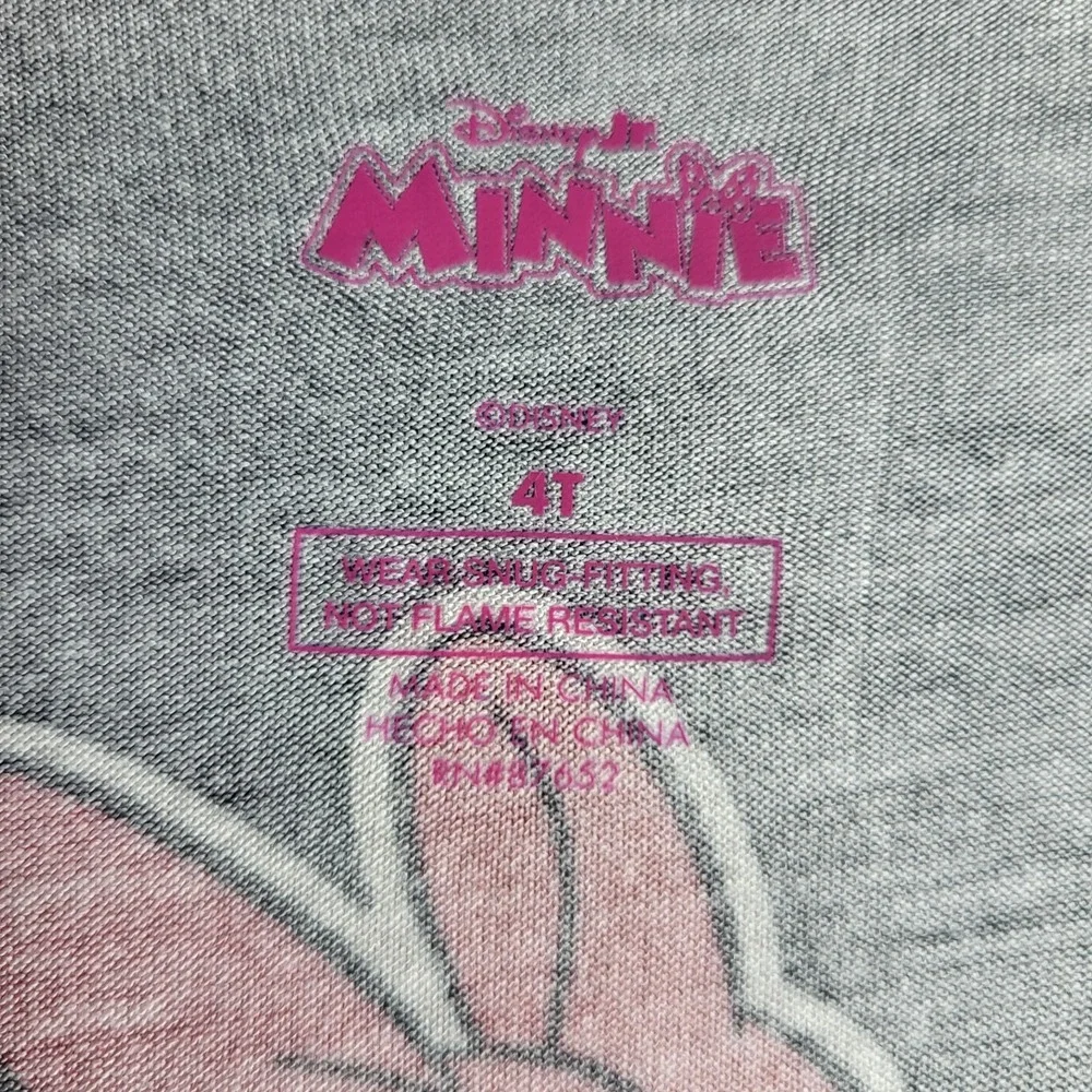 Disney Minnie Mouse & Daisy 4T One Piece Long Sleeve Pajama Soft Lightweight NWT